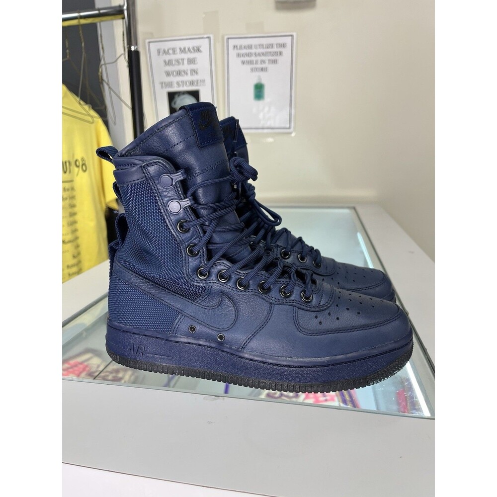 Nike SF AF1 857872-400 Air Force 1 Sneaker Boot Binary Blue US Women's 7.5
